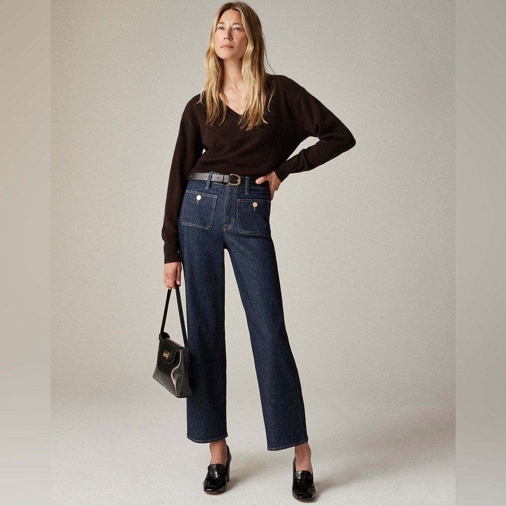 NWT J. Crew Slim-wide jean with sailor pockets 29